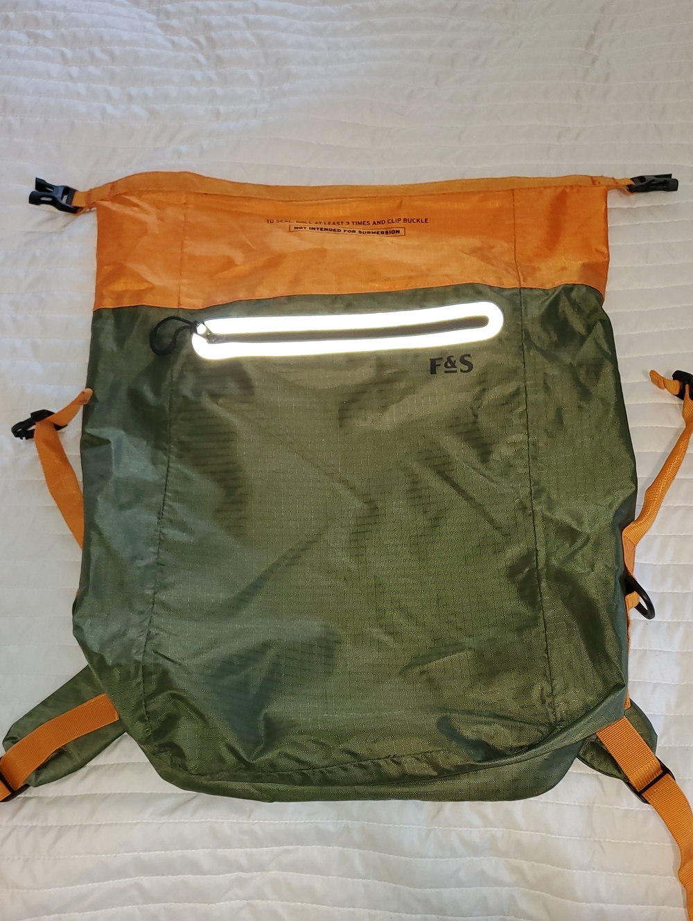 F & S Roll-Top Men's Backpack